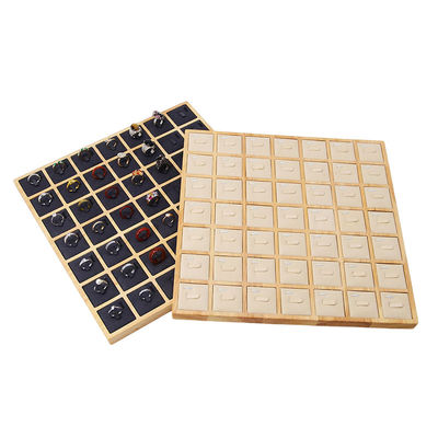 comprare Capacità abbondante 7x7 Display Tray per gioielli in legno online manufacture
