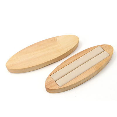 Ovale Discreto Gioielli in Legno Display Plate Requisiti Per Orecchie Studs Anelli Mostra