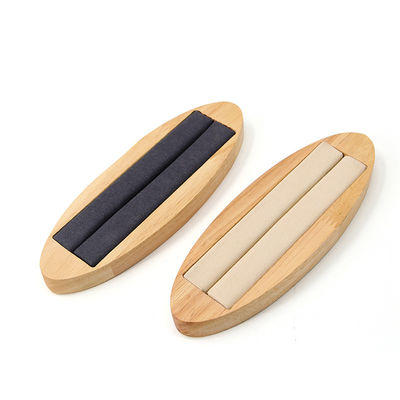 Ovale Discreto Gioielli in Legno Display Plate Requisiti Per Orecchie Studs Anelli Mostra