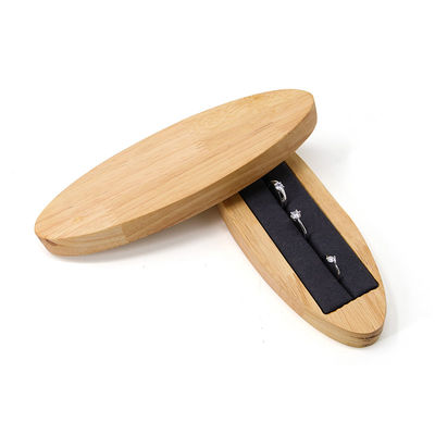 Ovale Discreto Gioielli in Legno Display Plate Requisiti Per Orecchie Studs Anelli Mostra