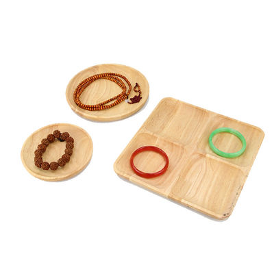 comprare Manifestatore di gioielli di forme multiple Piatto di legno braccialetto di esposizione di esposizione del piatto online manufacture