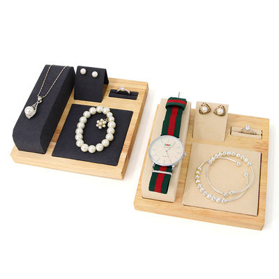 Display tray per orologi per gioielli di lusso in legno