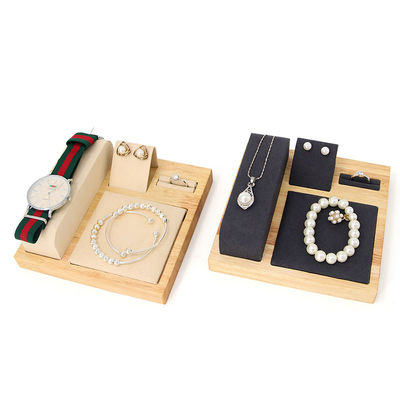 Display tray per orologi per gioielli di lusso in legno