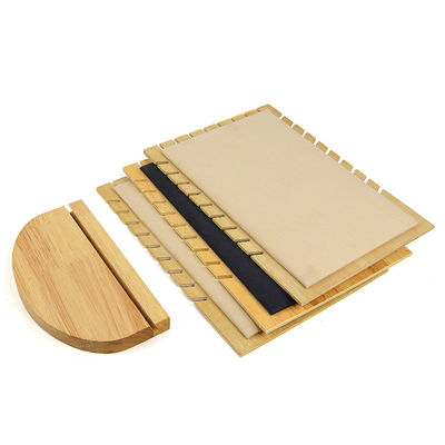 Display panel di pendenti in legno a taglio tagliato