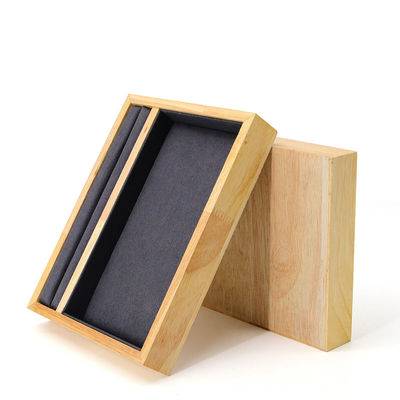 In legno massello, porta gioielli multifunzione, porta display per anello, pendente, orecchiaio