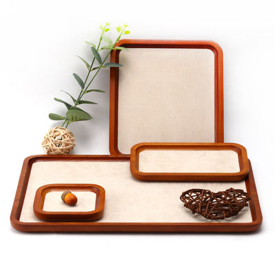 Display tray per gioielli in legno massello resistente