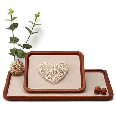 Display tray per gioielli in legno massello resistente
