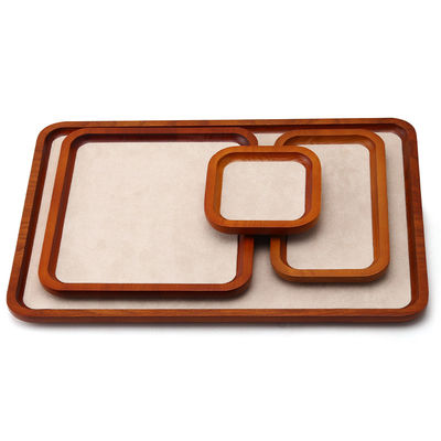Display tray per gioielli in legno massello resistente