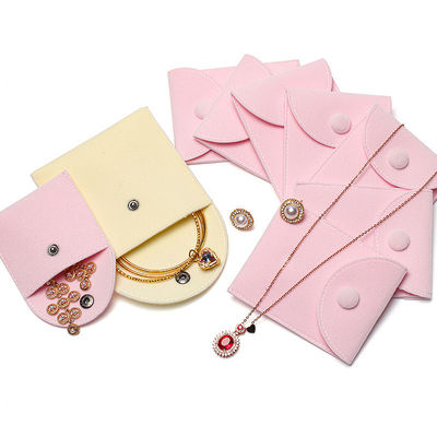 Borsa di ripostiglio per gioielli di velluto per orecchie per cerchioni per braccialetti
