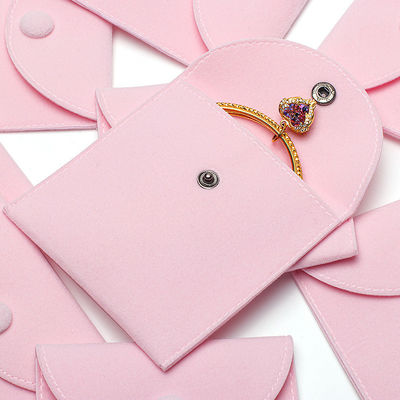 Borsa di ripostiglio per gioielli di velluto per orecchie per cerchioni per braccialetti