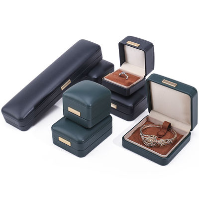 comprare Converso con il tetto di pelle finta Luxury gioielleria Box con ornamento della barra d'oro online manufacture