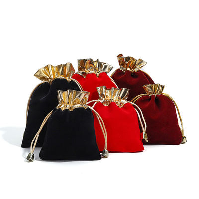 comprare Soft Slip No Villi Velvet Drawstring Gioielli con bocca aperta online manufacture