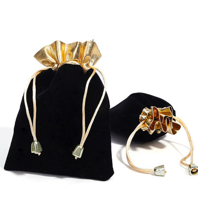 Soft Slip No Villi Velvet Drawstring Gioielli con bocca aperta
