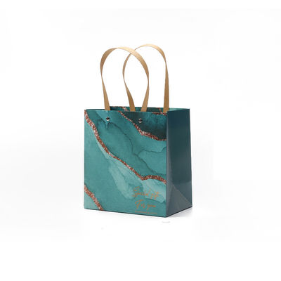 Borsa di carta di cartone di lusso di lusso con manico