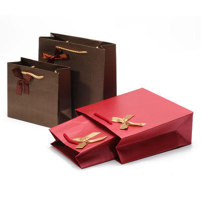 Twill Grain Saporito Cartone Carta Tote Borse regalo Gioielli Contenitore imballaggio