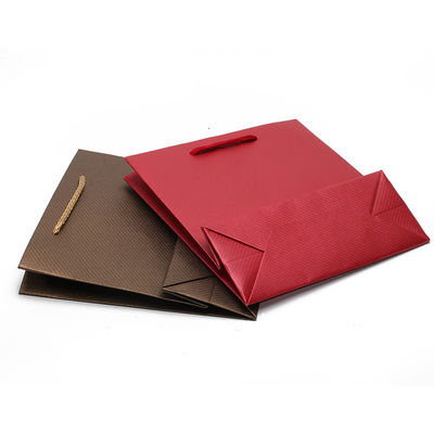 Twill Grain Saporito Cartone Carta Tote Borse regalo Gioielli Contenitore imballaggio