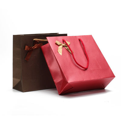 Twill Grain Saporito Cartone Carta Tote Borse regalo Gioielli Contenitore imballaggio