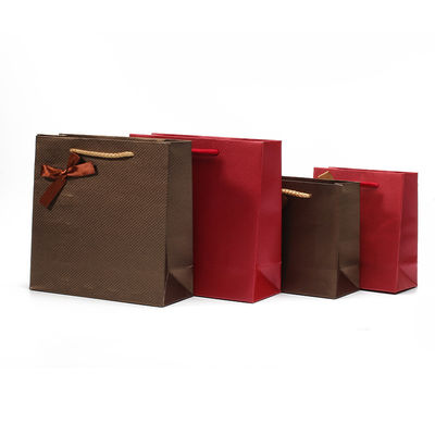 Twill Grain Saporito Cartone Carta Tote Borse regalo Gioielli Contenitore imballaggio