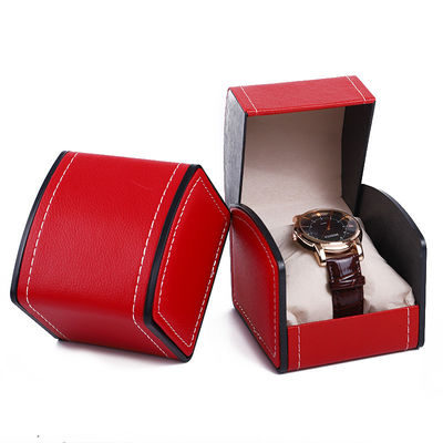 Flip Open Deluxe Cassa per orologi in pelle artigianale Treasure Packaging Coperchio orologio