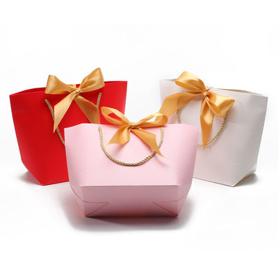 Compatto splendido cartone carta regalo borsa Tote ornamento per il compleanno
