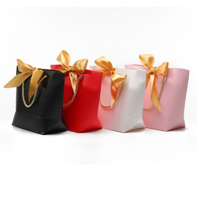 Compatto splendido cartone carta regalo borsa Tote ornamento per il compleanno