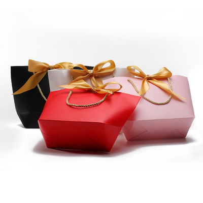 Compatto splendido cartone carta regalo borsa Tote ornamento per il compleanno