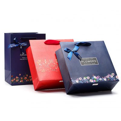 Spazio ampio Sacchetto di carta in cartone duro per gioielleria Scatola imballaggio regalo