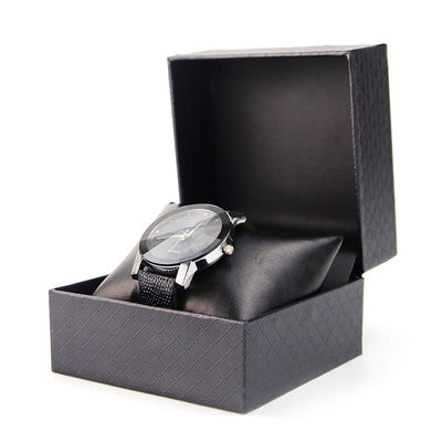 Cassa orologiera in carta dura con texture a croce di diamante Cassa di cartone di lusso