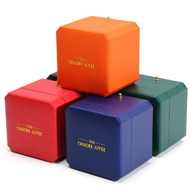 Logo personalizzato Cartone di cartone rigido Cartone di orologio imballaggio Organizzatore di stoccaggio di lusso con cassetto