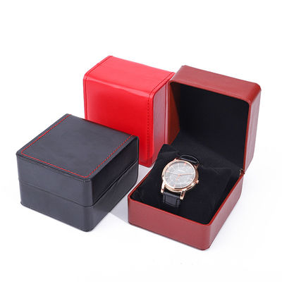 comprare Cassa per orologi in pelle finta con cuscino per il display di lusso online manufacture