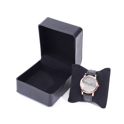 Cassa per orologi in pelle finta con cuscino per il display di lusso