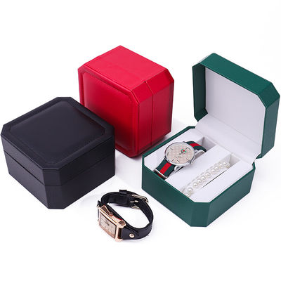 comprare Cassa di custodia per orologi in pelle ottagonale Compartimenti multipli per l' imballaggio regalo online manufacture