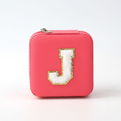 comprare Gioielli di lusso Cassa da regalo portabili di pelle piccola rosa gioielli rossi organizzatore di viaggio online manufacture