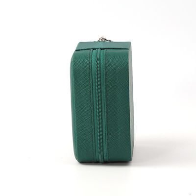 Gioielleria Cassa di deposito per regali Custom Portable Small Leather Dark Green Gioielleria Organizzatore Gioielleria Cassa di deposito