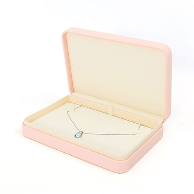 Portagioie in pelle rosa premium personalizzabile per riporre anelli