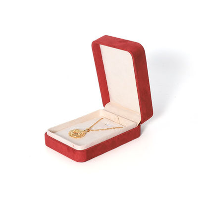 3D Printing Premium Red Jewelry Box Packaging for Big Necklace Bracelet Earrings Ring Set