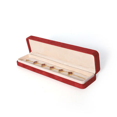 3D Printing Premium Red Jewelry Box Packaging for Big Necklace Bracelet Earrings Ring Set