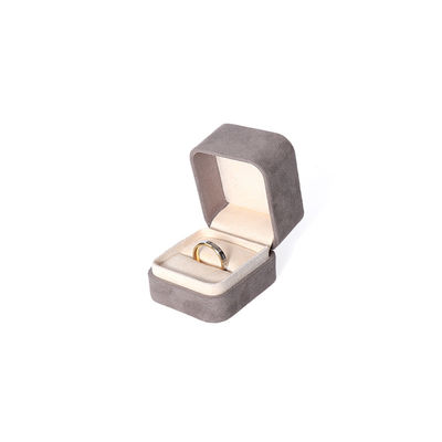 Scatola per imballaggio di gioielli grigio premium personalizzata di alta gamma per set di gioielli grandi, collana, bracciale, orecchini, anello