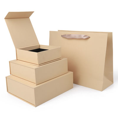 Manifattura all'ingrosso di alta qualità Magnetic Gift Box Packaging Logo personalizzato lusso Eco Friendly Cartone Carta gialla Magnetic Jewelry Box