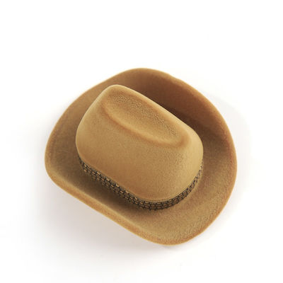 customizabile personalizzato gioielli di velluto cowboy anello casella per i regali di Natale