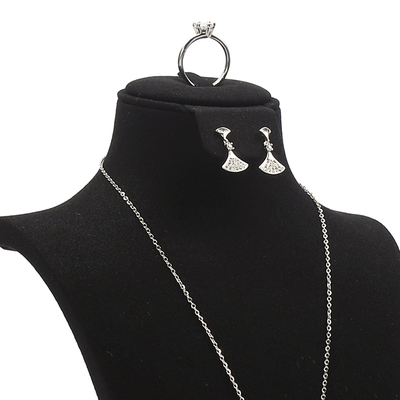 Manichino per gioielli di alta gamma personalizzato nero Espositore per gioielli Manichino per gioielli