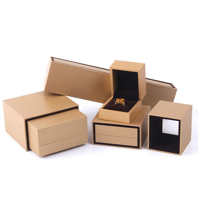 Confezione personalizzata Taglia scatola di gioielli in cartone, scatola di gioielli in carta Packaging