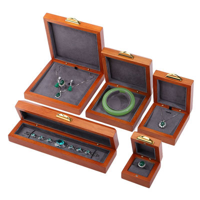 Confezione per l' imballaggio di gioielli in legno di lusso per il set di collane per bracciali