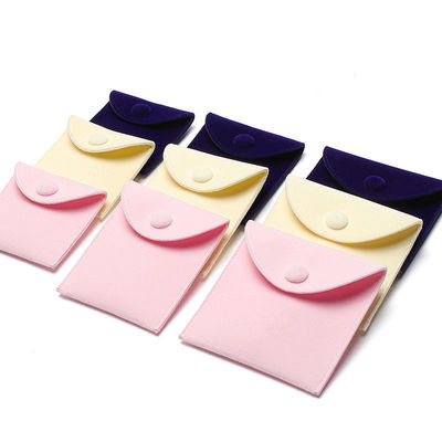 Borsa di ripostiglio per gioielli di velluto per orecchie per cerchioni per braccialetti